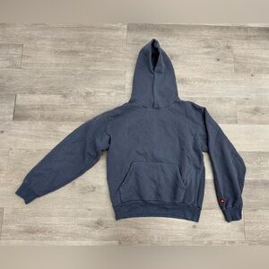 American Giant Pullover Hoodie Fleece Blue Men Size Medium